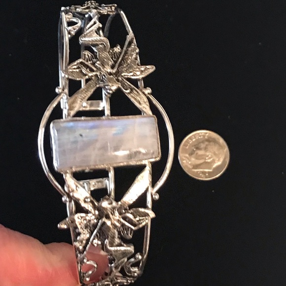 Jewelry - Moonstone Cuff with fairy